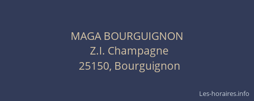 MAGA BOURGUIGNON