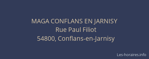 MAGA CONFLANS EN JARNISY