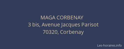 MAGA CORBENAY