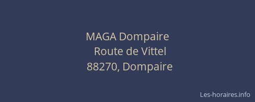 MAGA Dompaire