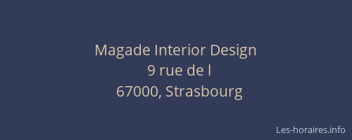 Magade Interior Design