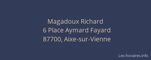 Magadoux Richard