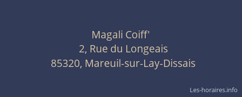 Magali Coiff'