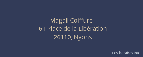 Magali Coiffure