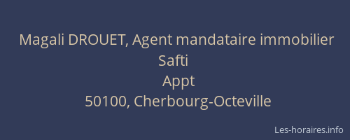 Magali DROUET, Agent mandataire immobilier Safti