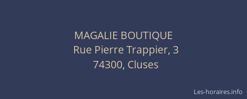 MAGALIE BOUTIQUE