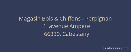 Magasin Bois & Chiffons - Perpignan