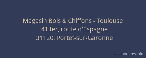 Magasin Bois & Chiffons - Toulouse