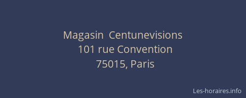 Magasin  Centunevisions
