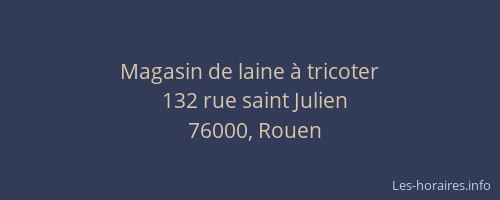 Magasin de laine à tricoter