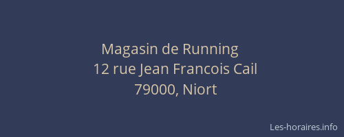 Magasin de Running 
