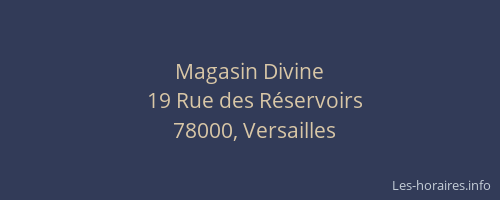 Magasin Divine