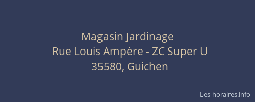 Magasin Jardinage