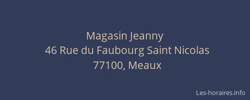 Magasin Jeanny