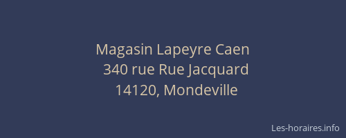 Magasin Lapeyre Caen