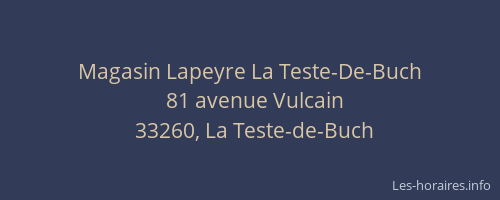 Magasin Lapeyre La Teste-De-Buch