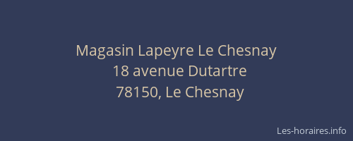 Magasin Lapeyre Le Chesnay