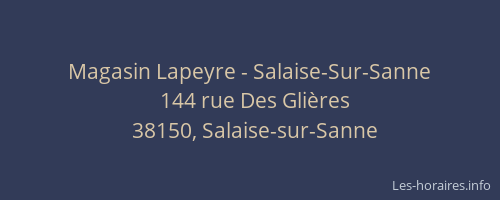 Magasin Lapeyre - Salaise-Sur-Sanne