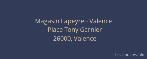 Magasin Lapeyre - Valence