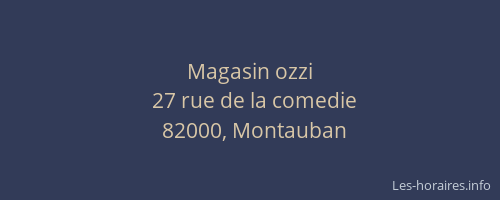 Magasin ozzi