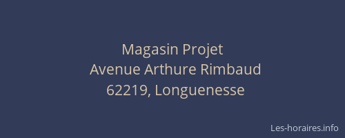 Magasin Projet