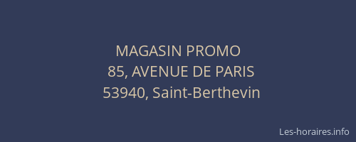 MAGASIN PROMO