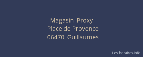 Magasin  Proxy