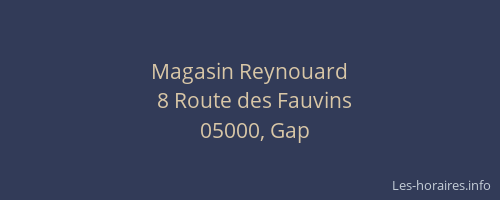 Magasin Reynouard
