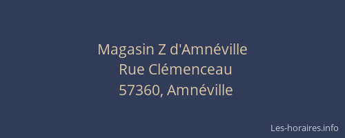 Magasin Z d'Amnéville