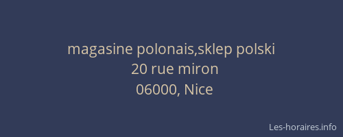 magasine polonais,sklep polski