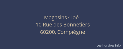 Magasins Cloé