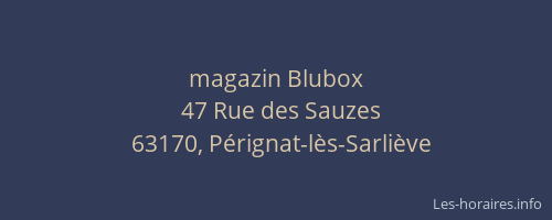 magazin Blubox