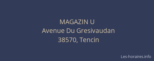 MAGAZIN U