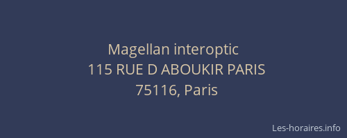 Magellan interoptic