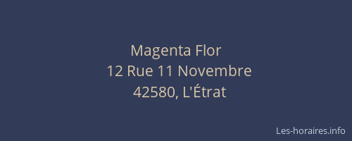 Magenta Flor