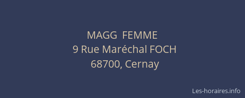 MAGG  FEMME