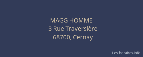 MAGG HOMME