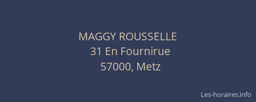 MAGGY ROUSSELLE