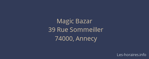 Magic Bazar
