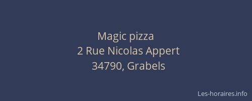 Magic pizza