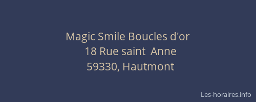 Magic Smile Boucles d'or