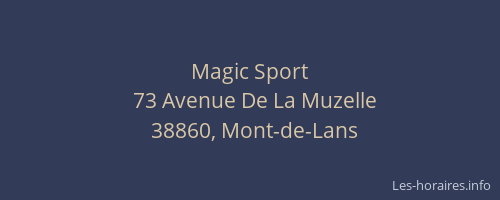 Magic Sport