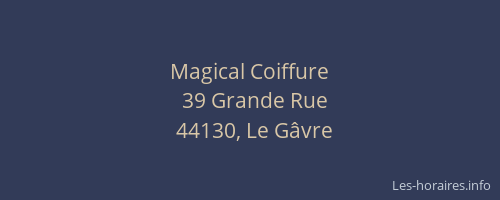 Magical Coiffure