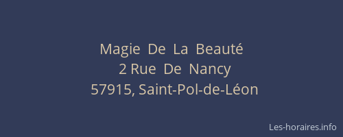 Magie  De  La  Beauté