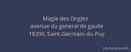 Magie des Ongles