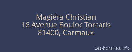 Magiéra Christian