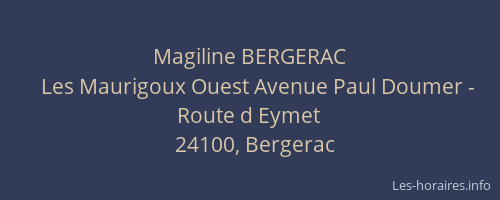 Magiline BERGERAC