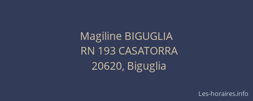 Magiline BIGUGLIA