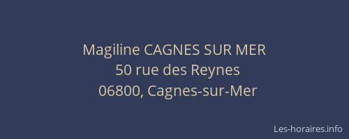 Magiline CAGNES SUR MER