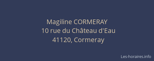 Magiline CORMERAY